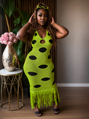 Spot on luxe dress