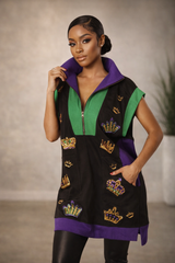 Mardi explosion luxe tennis dress