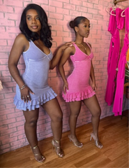 pretty girl N Ruffles dress