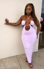 Cross ties Maxi dress