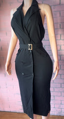 get to business halter dress