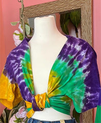 mardigras tye dye top