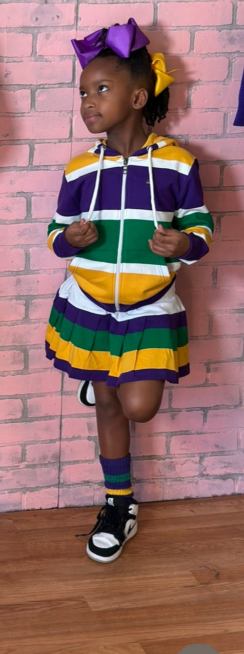Children-youth Mardigras skirts
