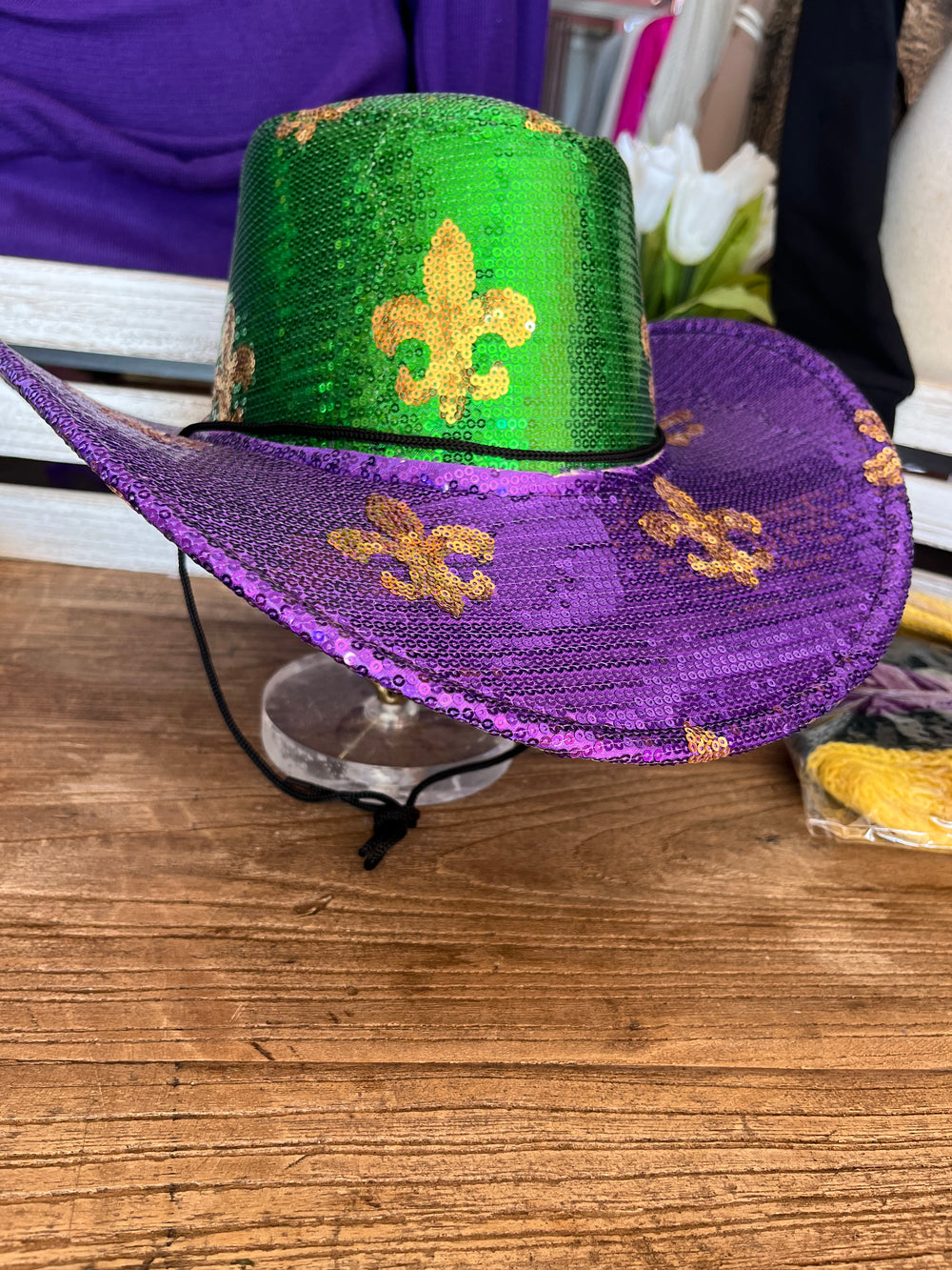Cowgirl Mardi hat