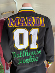 Doll way Mardigras varsity jacket