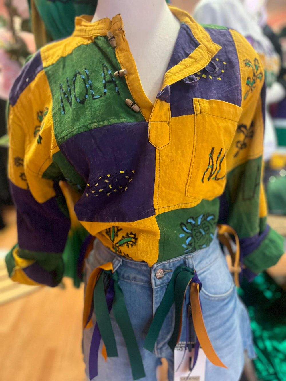 Nola pattern top