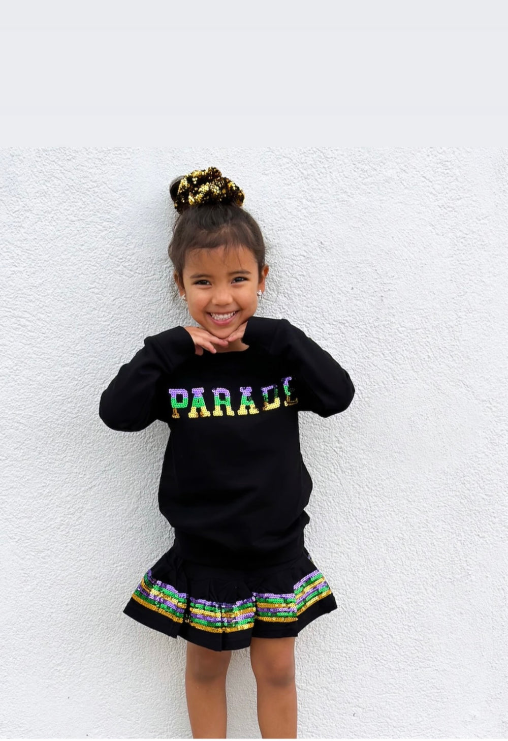 youth Parade mardigras sweat shirt