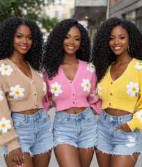 The Daisy Doll Cardigan crop top
