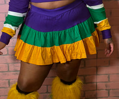 Plus size mardigras skirts