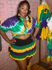 Tye Dye Mardigras Tshirt