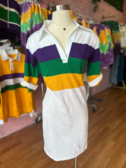 Women’s white/rugby dress
