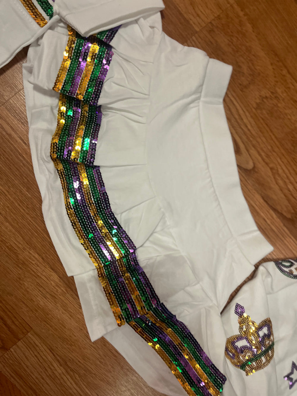 sequin children mardigras skirts