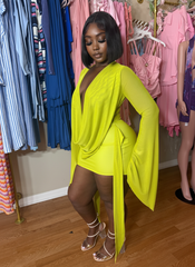 Drapery dresses