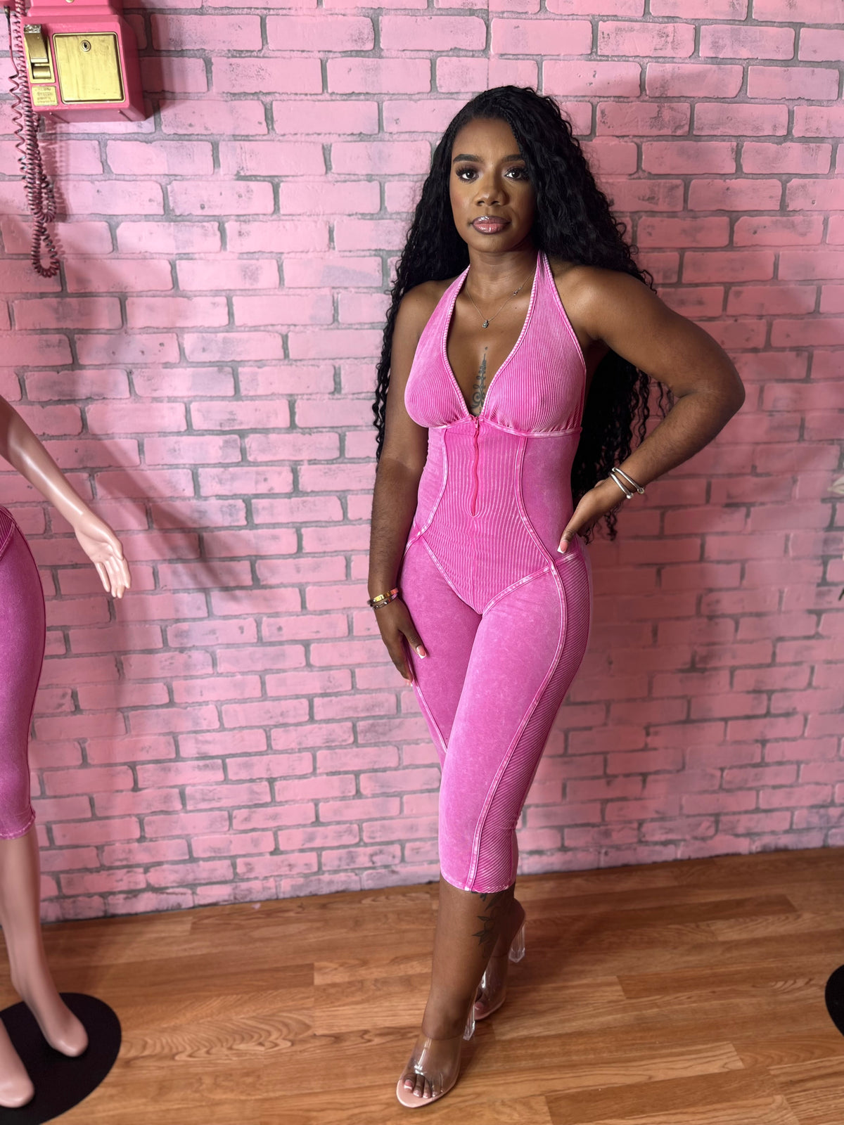 Mojito lemon lime fitted romper