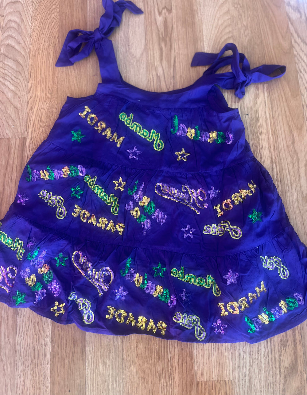 Children’s Mardigras explosion dress luxe collection