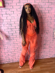 Orange you obsessed jumpsuitp