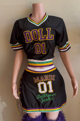 luxe Mardi Doll Jersey set